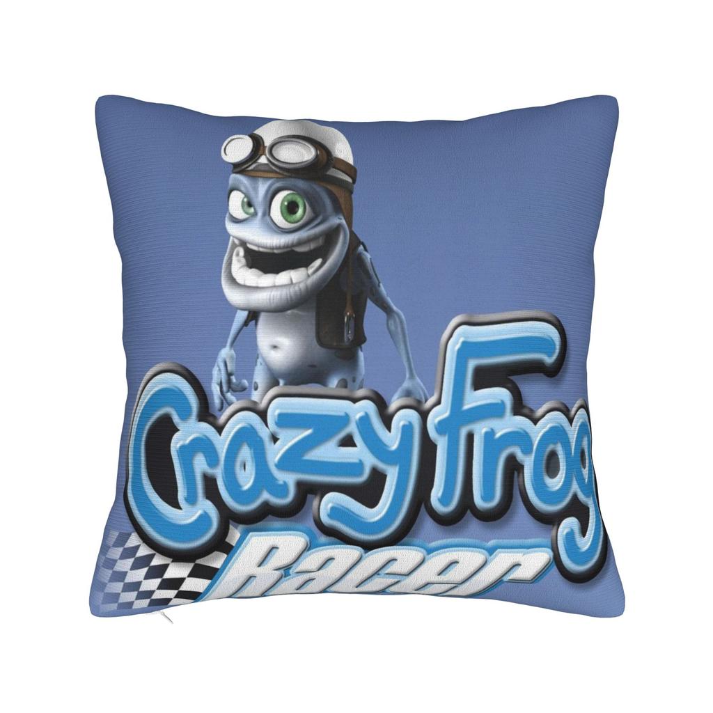 Federa Cartone Animato Crazy Frog Accessori Copricuscino Stampato Copricuscino da Arredo Casa Quadrato Diverse Misure