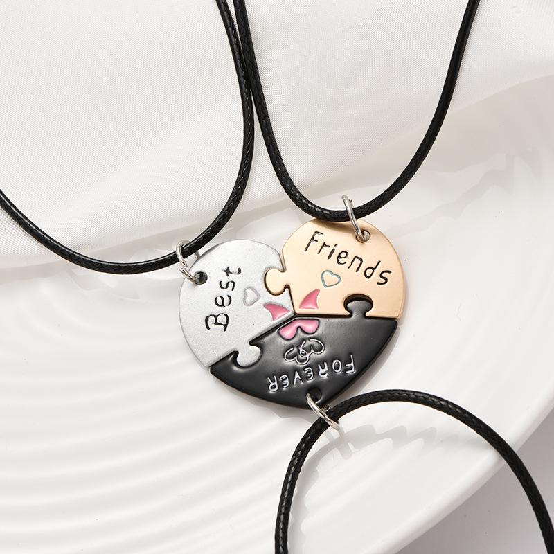 Bunte Beste Freunde Halskette - Europäischer & Amerikanischer Stil für Männer & Frauen