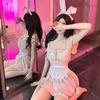 Pure Lust Sexy Bunny Cute Cos Maid Uniform Lace Lace See-through Underwear Short Skirt Seduction Nightdress