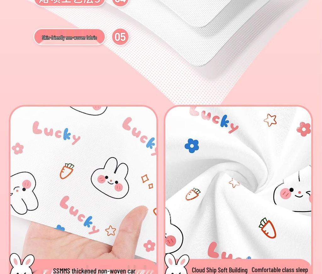 Disposable Hotel Bedding Set: Double Thick Anti-Dirty Sheets, Duvet & Pillow Covers, Quilt Cover - Four-Piece Travel Set