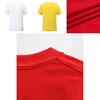 Solid Color Men Women Plain T Shirts With Airy Cotton Fabric And Short Sleeves
