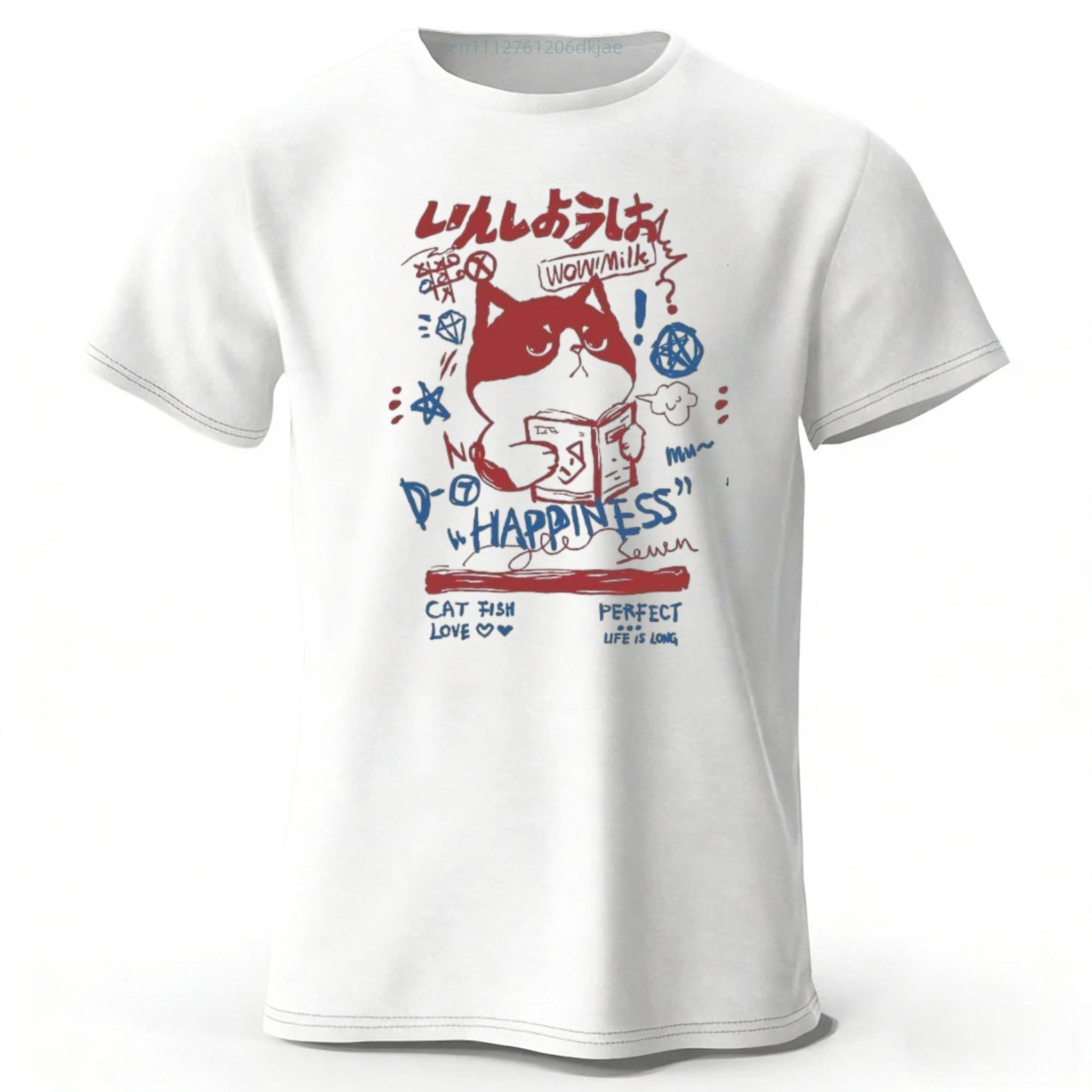 

2026 Retro Art Printed Pure Cotton Short Sleeved Summer Mens Casual Plus Size Soft Tshirt with Multiple Colors To Choose From 4XL