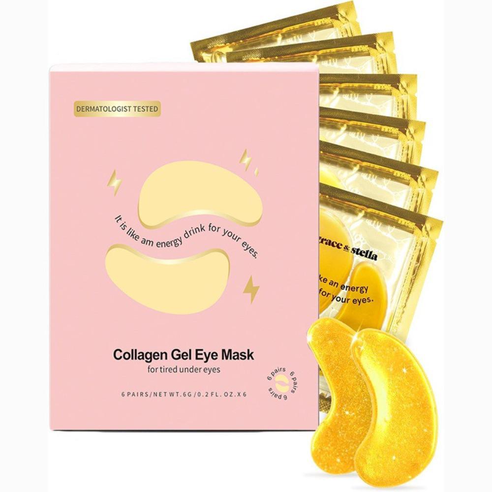 

Golden Eye Mask Patches with Hyaluronic Acid - Moisturizing & Soothing to Smooth Fine Lines and Eye Corners - In Stock