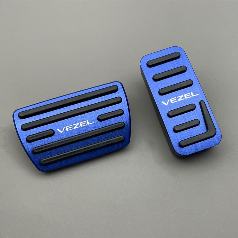 MEKOMEKO Pedal Covers for Honda New Brake and Accelerator Safe Includes Installation Fits Interior Aluminum Alloy and Compatible with New Vezel Models