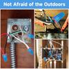 50PCS Waterproof Wire Connectors, Outdoor Sealed Wire Screw Cap Cable Terminals For 22AWG To 14AWG/22AWG To 8AWG Wire Gauge