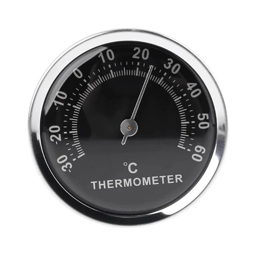 Round Pointer Type Temperature Meter No Battery Required Analog Hygrometer  Home Supply