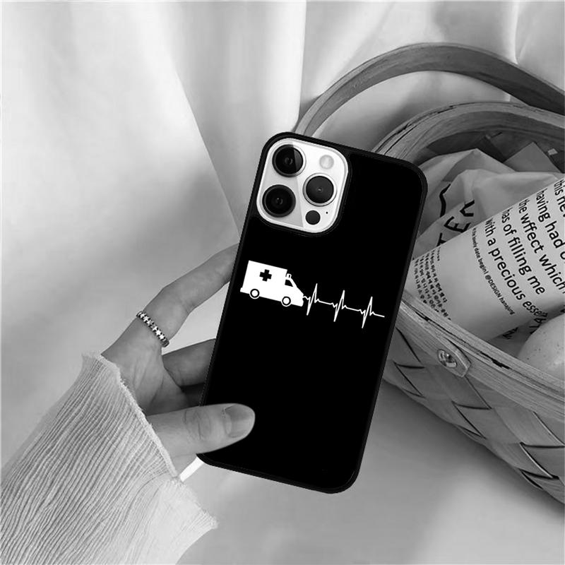 Paramedic Ambulance Mobile Celular Phone Cases for iPhone 17 Air 16 15 14 12 13 PLUS 11 PRO MAX Coque Fundas coque