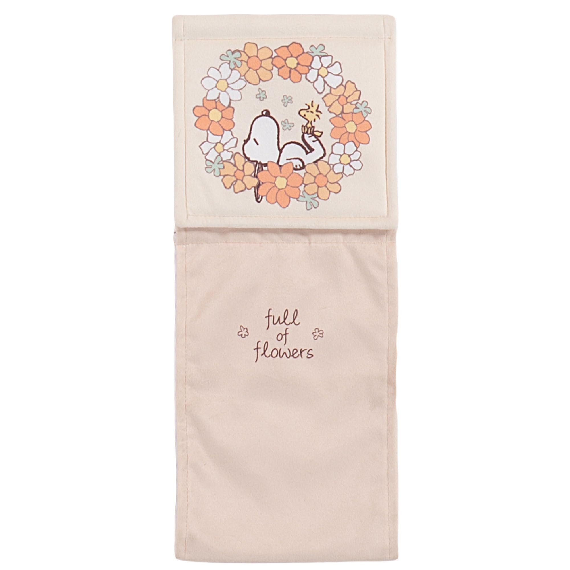 

Senko Snoopy Flowery Paper Holder Character and Animal 15cm Cover, Orange, Design, 66938, Width Approx. оранжевый