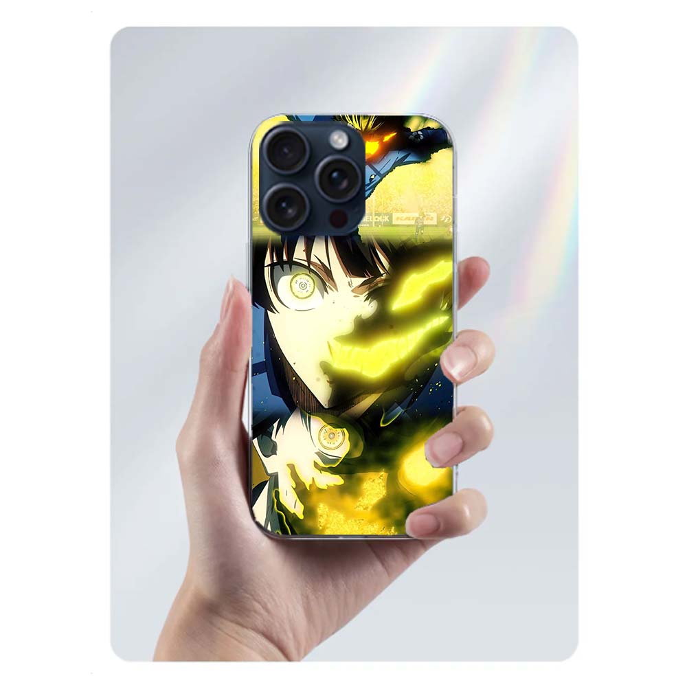 Blue Lock Anime Clear Phone Case For Iphone 17 Air 16 Pro Max 15 Pro 14 Plus 17E 16E 11 13 12 Mini Cover Cases Fundas Cell TPU C