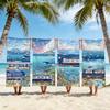 Undersea Train Towel For Swim Yoga Gym Quick Drying Soft and Skin-friendly Beach Towels All-Season