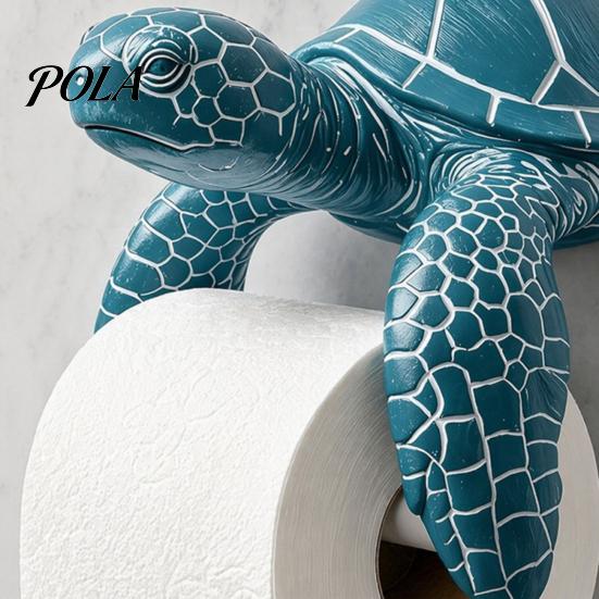 Shark Design Bathroom Accessory Toilet Paper Roll Holder, Turtle/Shark Design, Wall Mount Dispenser Decor, Easy Install Durable 3D Printed Rack Holder