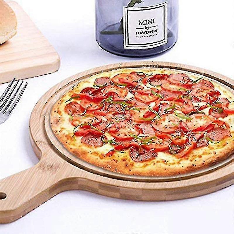 Pizza Board 8" Diameter Wood Color - RiRi