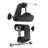 Abaodam 2-Piece Aluminum Alloy Microphone Clamp Holder Base Non-slip Desk Clamp Black