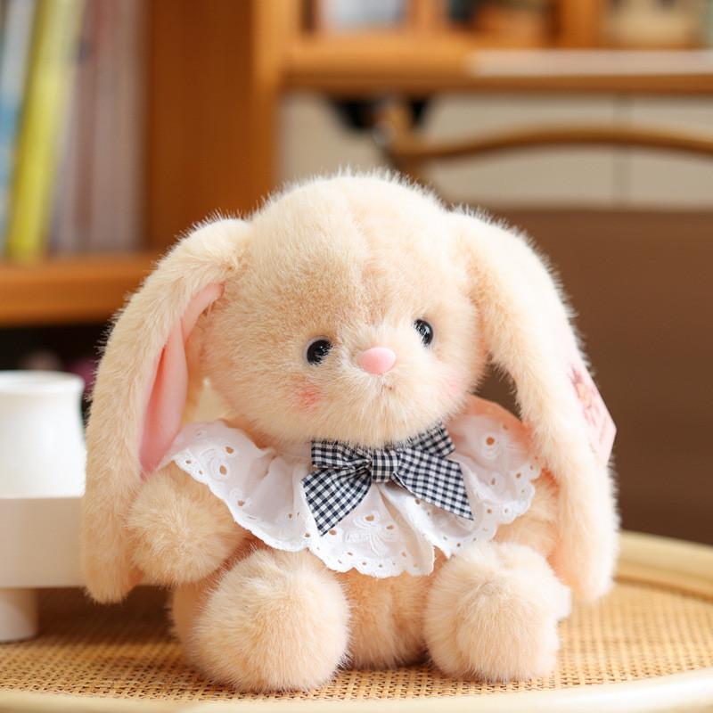 Cute Drooping Ear Bunny Plush Toy Soothing Doll Couple Bunny Birthday Gift