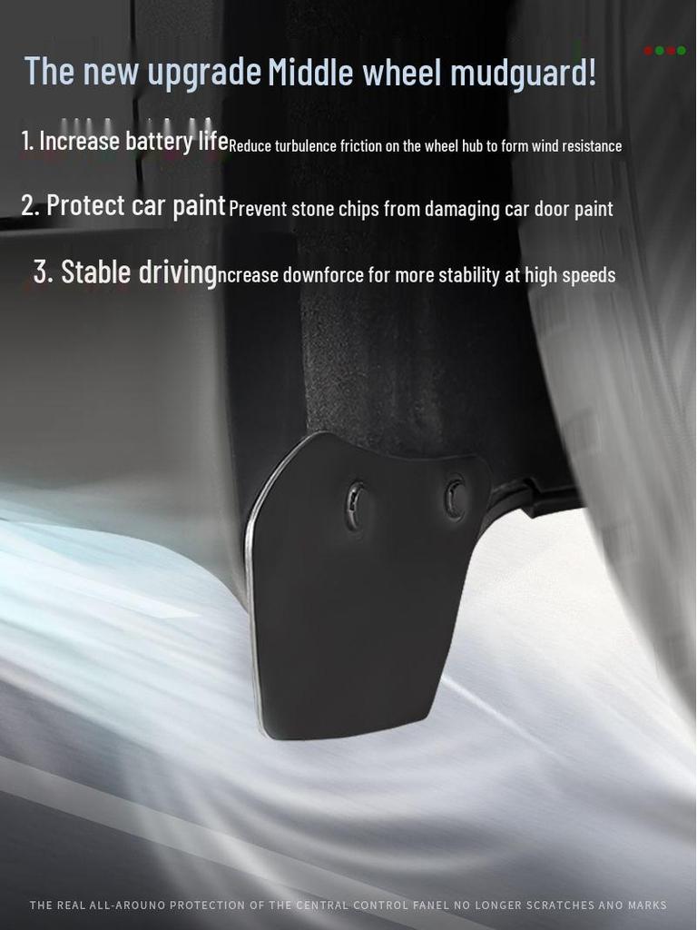 Unsichtbarer Kotflügel für Tesla Model Y/3 Facelift - Verstecktes Auto-Dekorationszubehör