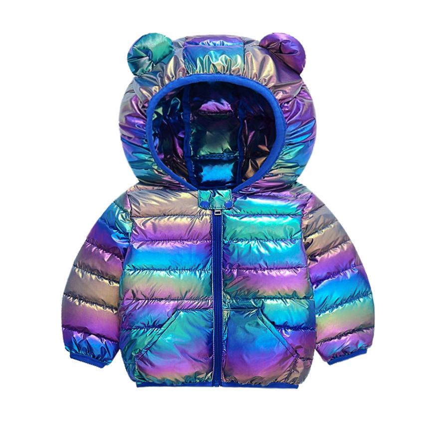 Toddler Lightweight Down Cotton Jacket - Warm Winter coat for Boys and Girls 90 cm