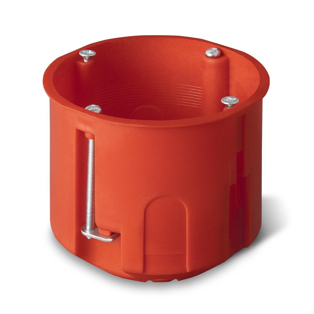 Flush-mounted box ONNLINE PK-60F GK deep, red, IP 20