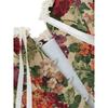 French Fishbone Corset Lace Printed Corset Tube Top for Women Fish Palace Corset Fishbone Shapewear for Outer Wear