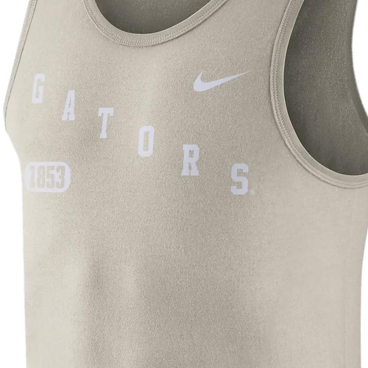 Nike SS23 Letter Print Sleeveless Tank Top Men Tops Cream-White DZ3902-236