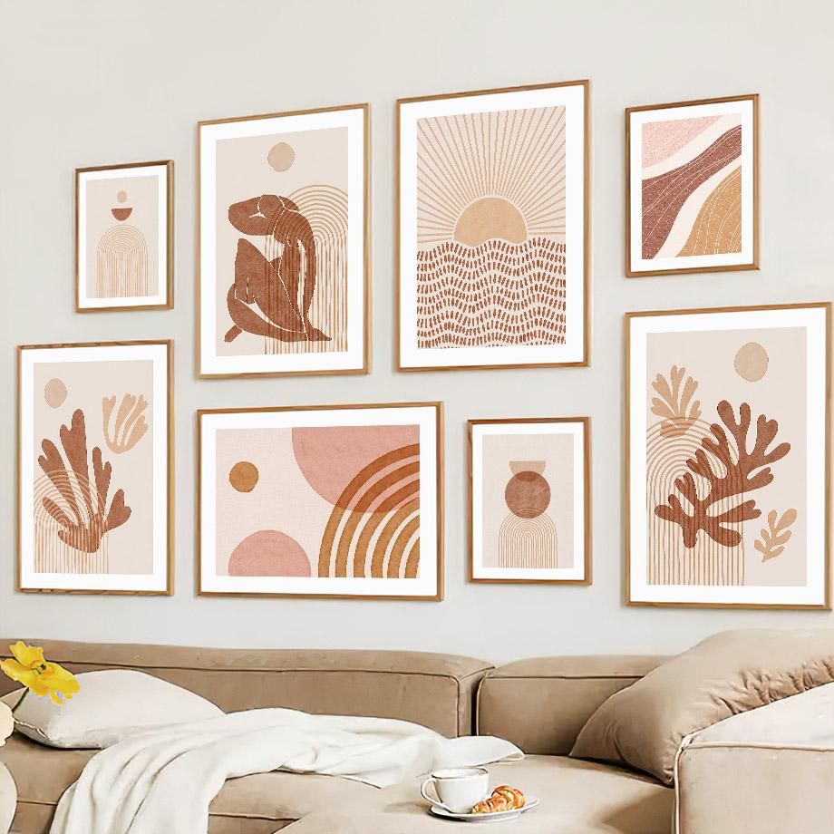 

Абстрактные Матисс Девушка Солнечные Листья Линии Геометрические Плакаты и Принты Стены Искусства Холст Картины Картины Спальня Декор Гостиной