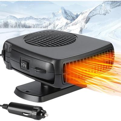 Car Heater 12V/24V 150W 200W Portable Car Heater Fan 2 IN 1 Cooling Heating Auto Windshield Defroster Car Anti-Fog Heater