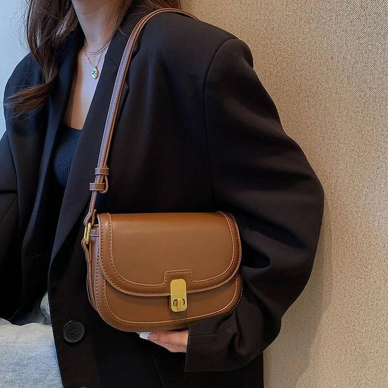 Women's Underarm Small Bag 2026 New Trendy Fashion Shoulder Bag Vintage Texture Casual Versatile Square Bags For Work