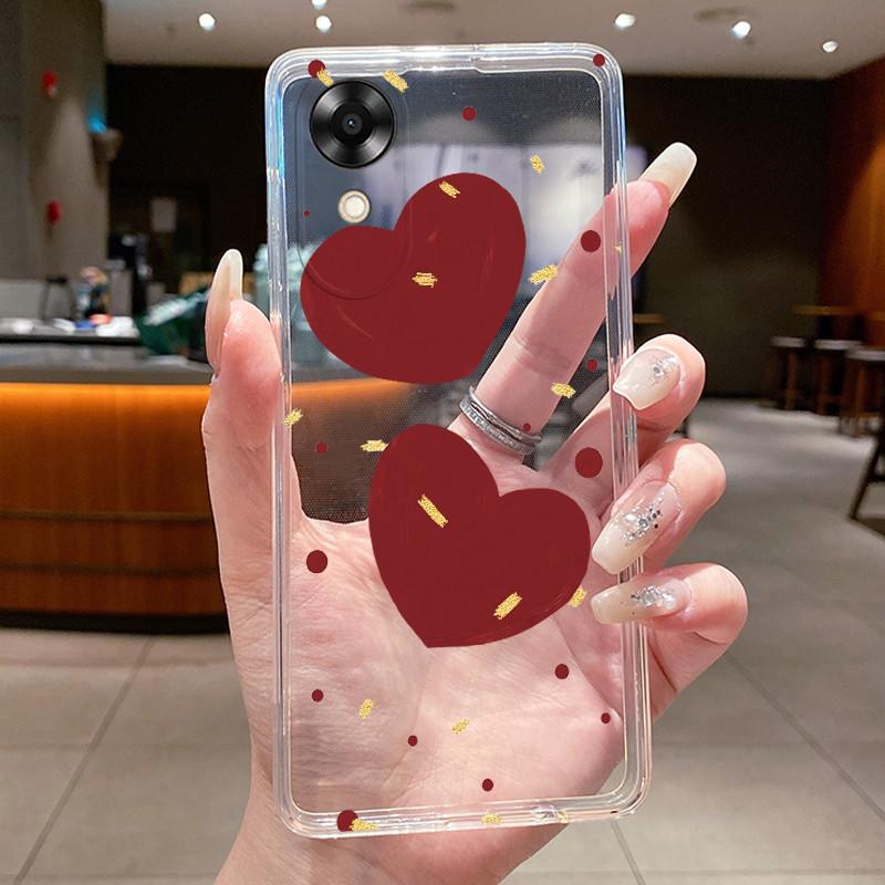 Jelly Case For OPPO A17K A17 CPH2477 CPH2471 Capa Flower Butterfly Bow Phone Cases OppoA17 A 17 17K 4G Soft Silicone TPU Cover