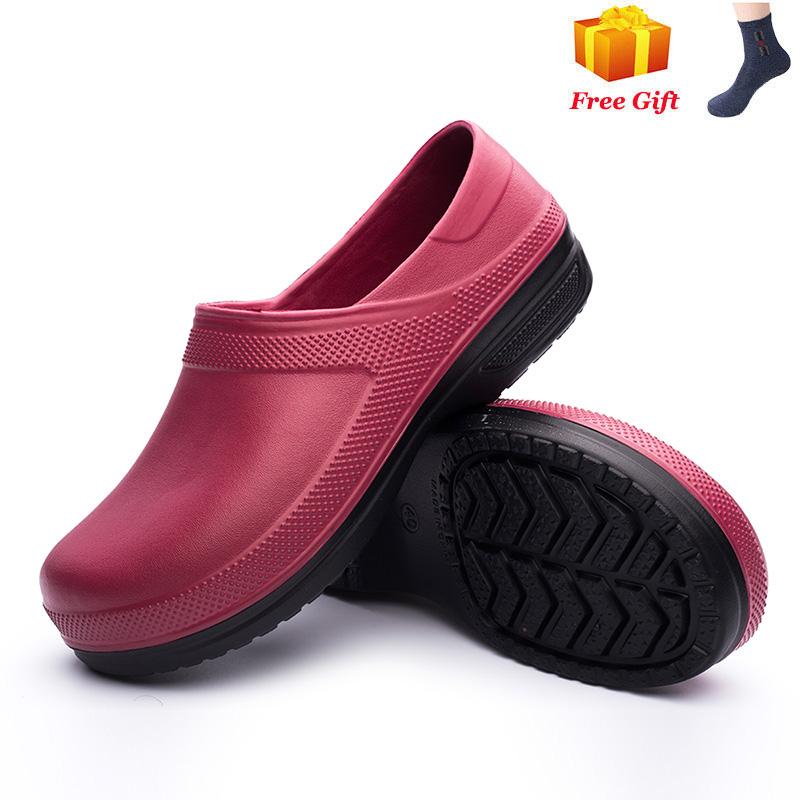 

2024 Новые гостиничные кухонные сабо нескользящие водонепроницаемые маслостойкие рабочие туфли дышащие устойчивые кухонные поварские туфли больших размеров 49