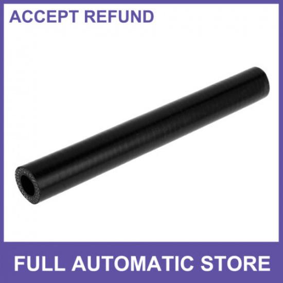 Single 14mm 055 ID 200mm 787 Length 0 Degree Black Car Silicone Hose Universal