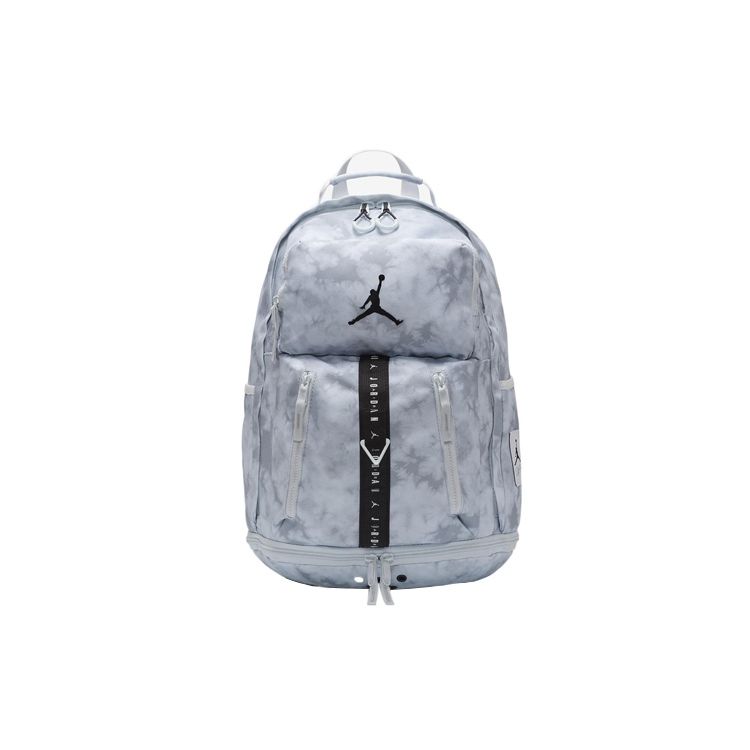 Jordan Sports Leisure Polyester Backpack Medium Unisex Backpacks Floral-Gray 9A0743-P23 Medium