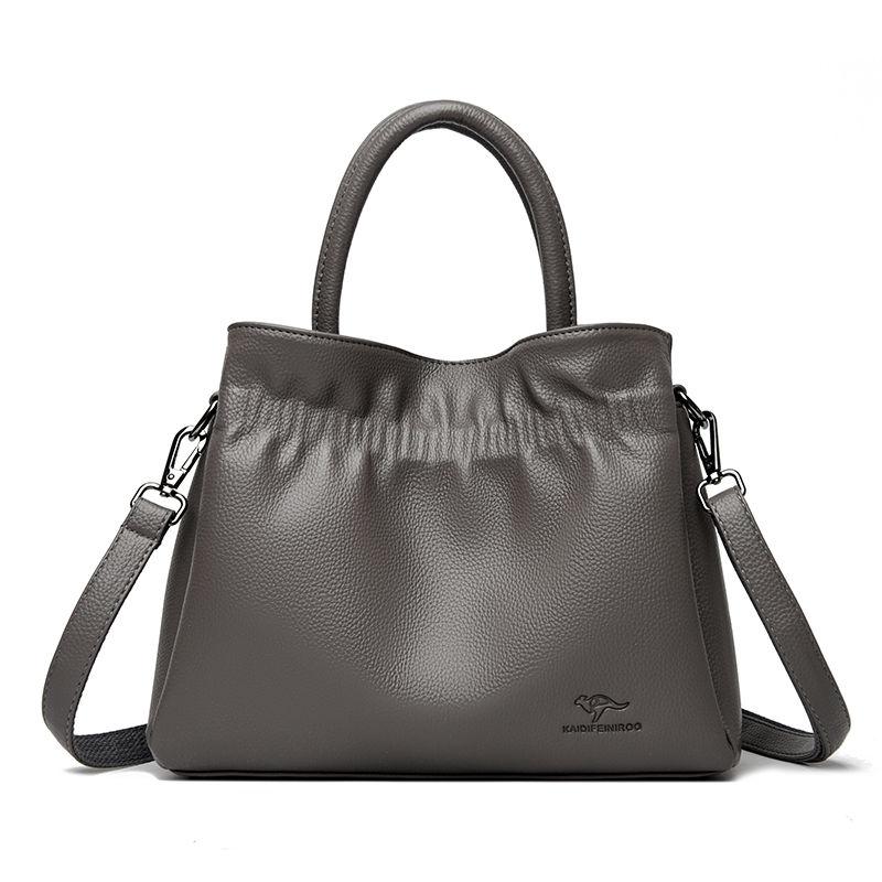 Fashionable Women's Handbag Cloud Pleated Single Shoulder Crossbody Bag Large Capacity