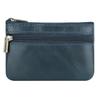 Women's Leather Coin Purse & Card Holder - Crazy Horse Leather Zippered Key Bag, Wear-Resistant Backpack Coin Storage