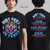 Riot Fest 2025 20 Years Anniversary Tiger Lineup Two Sided T-Shirt
