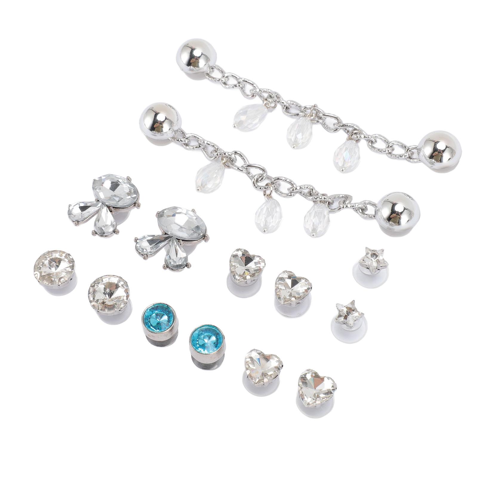 

14 шт. Декоративные зажимы для обуви DIY Пряжка для обуви Украшение, привлекающее внимание, подходящее для всех съемных туфель