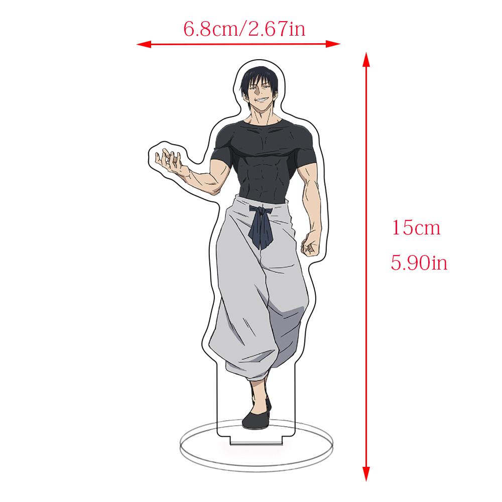 15cm Jujutsu Kaisen Acrylic Medium Stand Itadori Yuji Satoru Gojo Figure Ornaments Homo Creative Boys Gifts Toys Doll