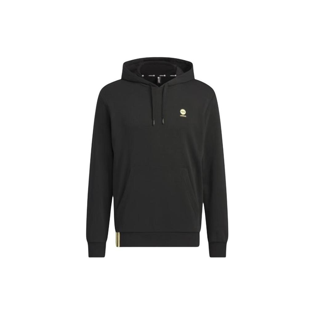 Adidas Neo Solid Color Hooded Casual Long Sleeve Sweatshirt Unisex Sweatshirt Black IK2454