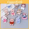 Adorable Cartoon Dog Rabbit Cow Brooches For Backpack And Handbag Decoration