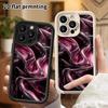 Phone Case: 2D Flat Design Suitable for iPhone 18, 17, 16, 15, 14, 13 Pro Stepped Protective Case, Metal Texture, Halloween Gift