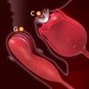 Vibrator suzător de trandafir pentru femei Dildo oscilant Suzetor clitoridian Stimulare mameloană clitoris Vibratoare Jucării sexuale feminine pentru adulți