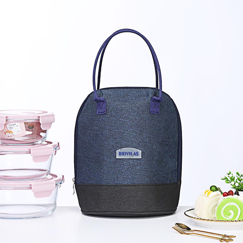 New Large Capacity Cylinder Lunch Bag Women Thermal Insulated Lunch Box Tote Cooler Handbag Men Portable Waterproof Bento Pouch
