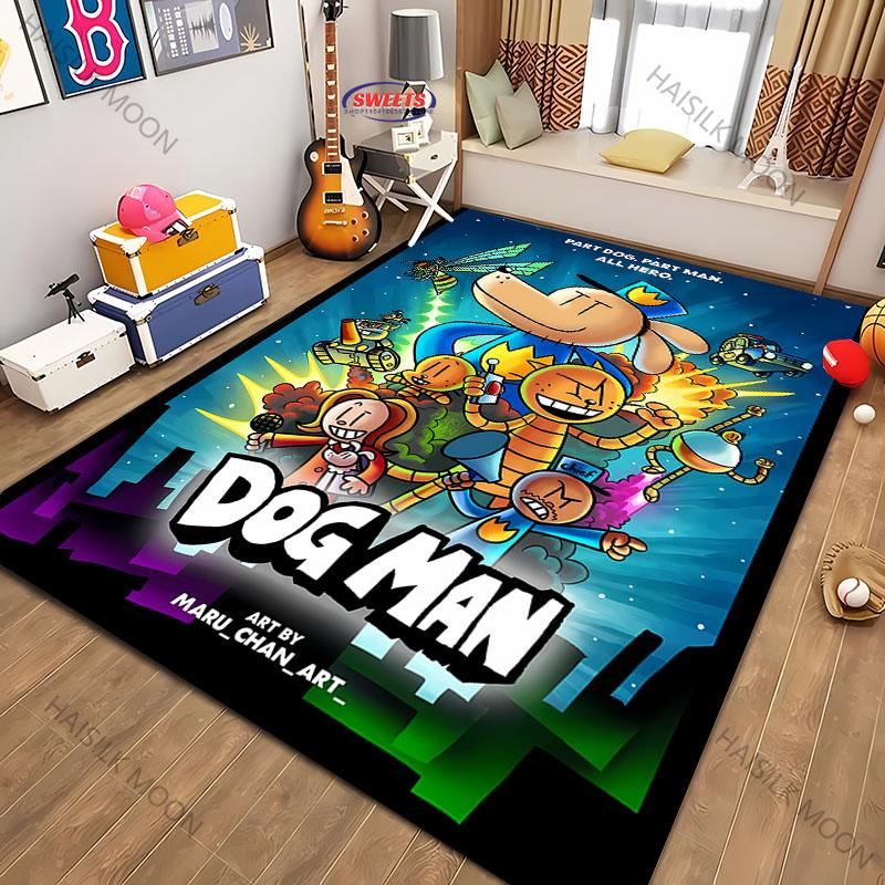 Cartoon D0g M-man Movie Theme Printed Carpet New Release! Rug for Living Room Bedroom,Office Areas,Durable Machine Washable Mat