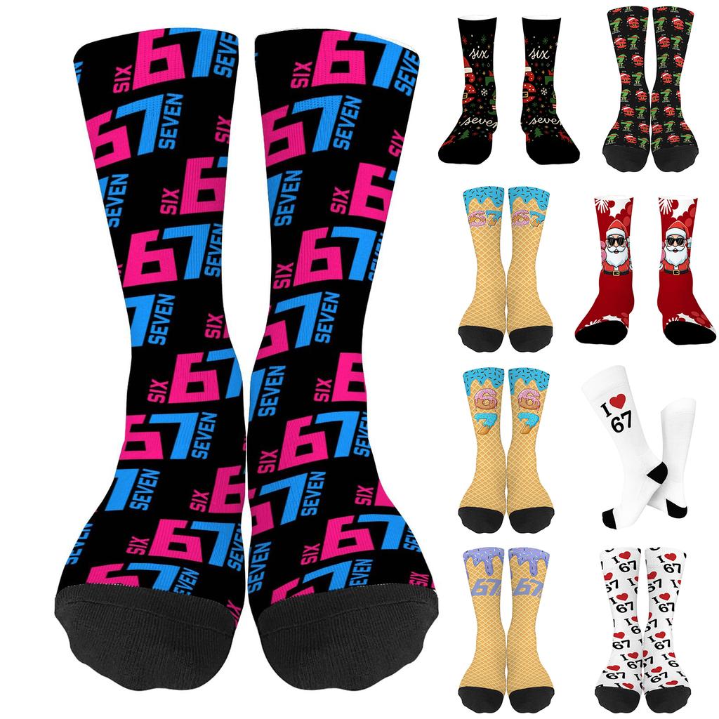 Fashionable, Warm And Interesting Six Or Seven Design Socks For Grandma