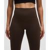 Lululemon Wunder Train No Line High Rise Tight 28  Walnut Crunch
