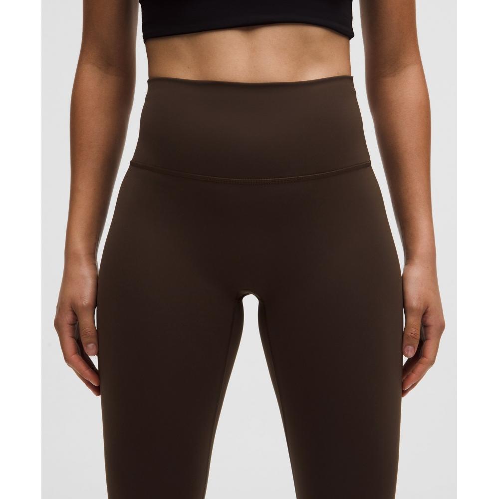 Lululemon Wunder Train No Line High Rise Tight 28  Walnut Crunch
