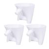 3PCS Flour Funnel Fit for Artisan KSM150 4.5 5 Qt Tilt Head Mixer Anti Splashing Flour Pouring Funnel Dishwasher Safe