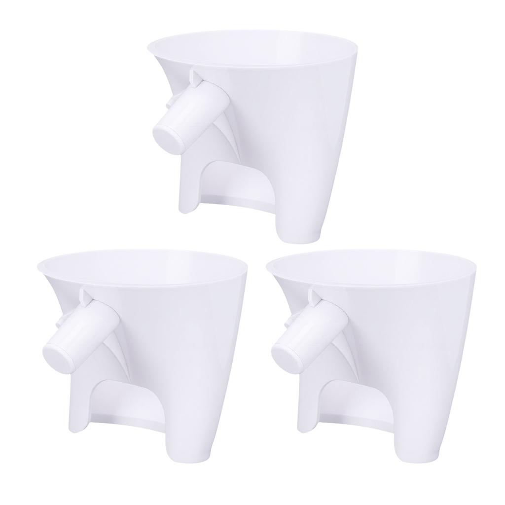 3PCS Flour Funnel Fit for Artisan KSM150 4.5 5 Qt Tilt Head Mixer Anti Splashing Flour Pouring Funnel Dishwasher Safe