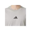 adidas Training Running Soft Comfortable Breathable Short Sleeve T-Shirt Men Tops Gray JF3259