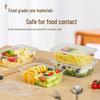 temeiju Disposable Square Lunch Box with Lid, 10 Sets