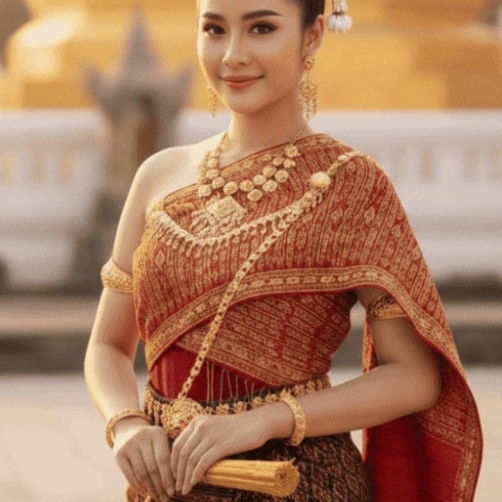 Retro Golden Shoulder Chain Metal Multi-purpose Thai Crossbody Jewelry Handmade Adjustable Dai Style Shoulder Chain