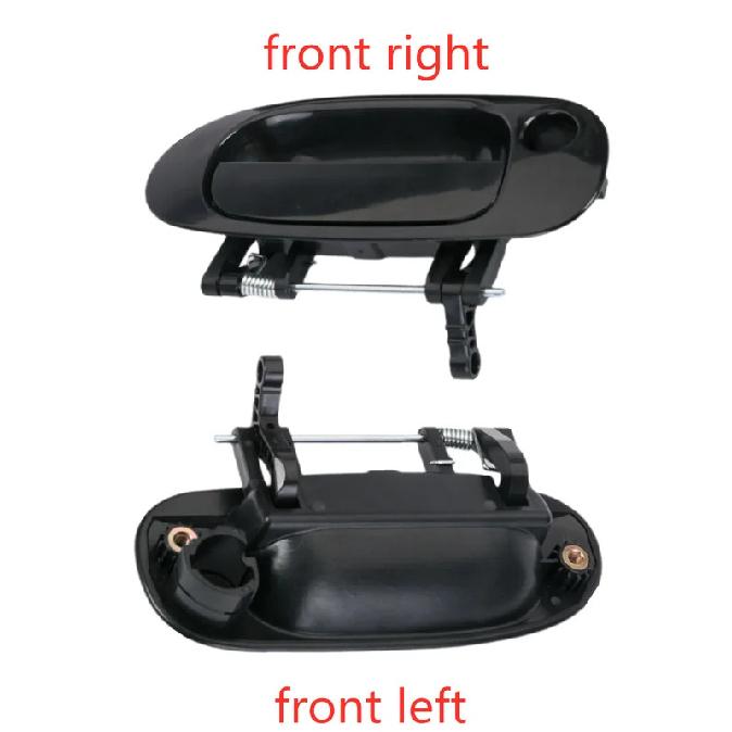 Exterior Door Handle for Mitsubishi Carisma, Front, Rear, Left, Right, Black Space Star, 1998-2002